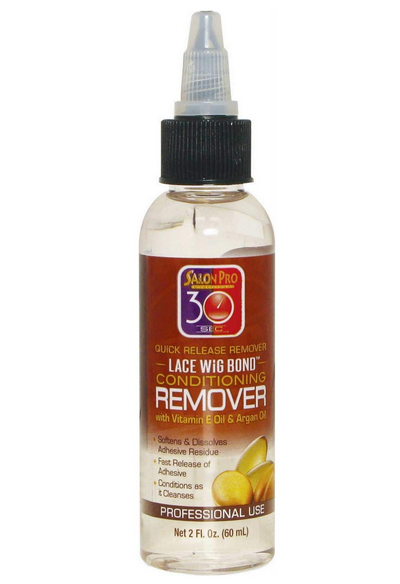 SALON PRO 30 WIG BOND REMOVER W/ VITAMIN E & AGRAN OIL 4OZ