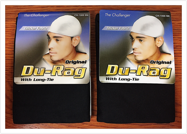 THE CHALLENGER DU-RAG BLACK (one piece) | Textured Tech