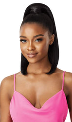 OUTRE PRETTY QUICK SALON STYLE WRAP PONY TAIL SLEEK STRAIGHT 16