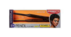 RED 3/10 Pencil Flat Iron - Textured Tech