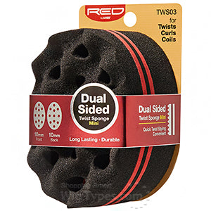 RED TWIST SPONGE MINI DOUBLE SIDE - Textured Tech