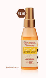 CREME OF NATURE PURE HONEY SILICONE FREE LIGHTWEIGHT SHINE MIST - Textured Tech