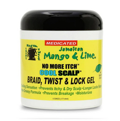 Jamaican Mango & Lime No More Itch Cool Scalp Braid, Twist & Lock Gel 6 oz - Textured Tech