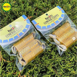 RASTA FRI COWRIE CUFFS - Textured Tech