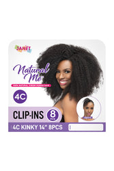 Natural Me Kinky 100% Human Hair 14" Clip-Ins - Textured Tech