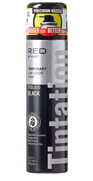 RED BY KISS TINTATION TEMPORARY HAIR COLOR SPRAY 6 OZ - Textured Tech