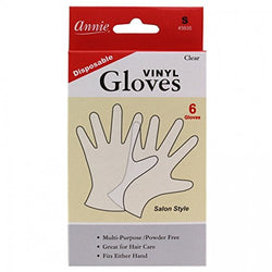 Annie Vinyl Gloves 6 pcs - Textured Tech