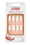 KISS REVOLUTIONARY SALON ACRYLIC FRENCH NAILS - Textured Tech