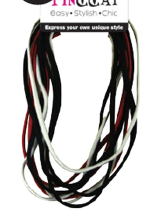 PINCCAT #P026 ASSORTED HEAD WRAP 10CT - Textured Tech