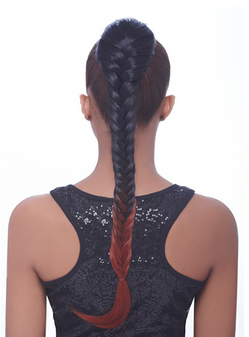 SAMBA DRAWSTRING PONYTAIL - SAMBA BRAID STRAIGHT - Textured Tech
