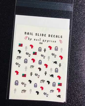 NAIL GYPTIAN NAIL SLIDE DECALS - Textured Tech