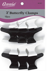 ANNIE 3” BUTTERFLY CLAMPS 12ct - Textured Tech