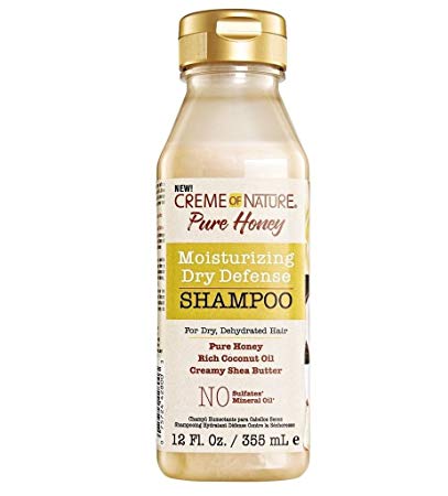 Creme of Nature Pure Honey Moisturizing Dry Defense Shampoo (12 fl.oz) - Textured Tech