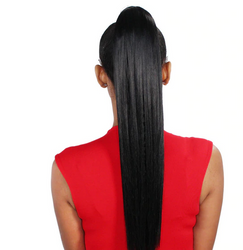 CASABLANCA WRAP PONYTAIL -SILKY STRAIGHT 18" - Textured Tech