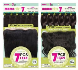 MAMACITA 7 PCS BRAZILIAN HUMAN HAIR BUNDLE & 13X4 HD LACE CLOSURE - Textured Tech