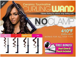 KISS RED CURLING WAND - Textured Tech