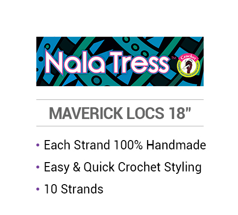 THE JANET COLLECTION MAVERICK LOCS 18" - Textured Tech