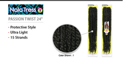 Janet Collection Crochet Braids Nala Tress PASSION TWIST 24" - Textured Tech