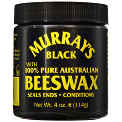 Murray's Bees Wax, Black - 3.5 oz jar - Textured Tech